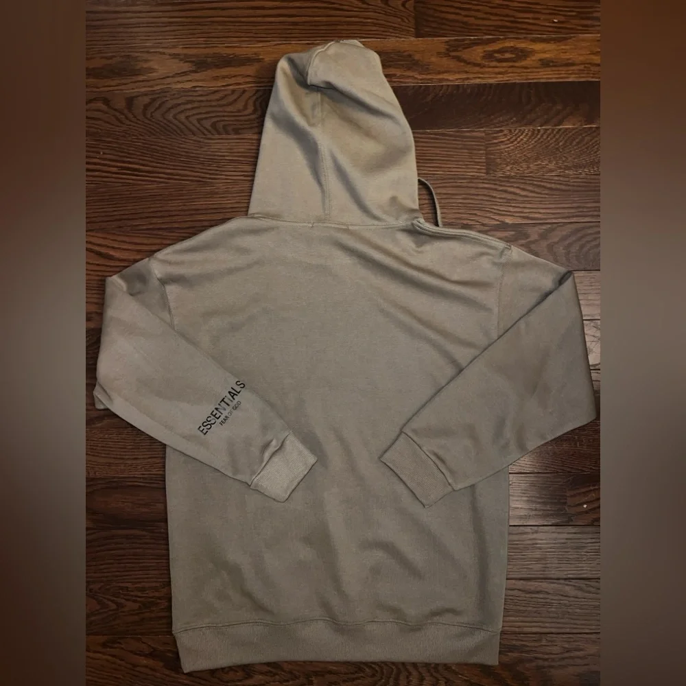 Fear of God Essentials Hoodie Mens In Brown Size Medium - Picture 9 of 11